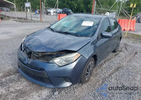 2015 Toyota Corolla Le из США, поврежденный, VIN 2T1BURHE5FC254206